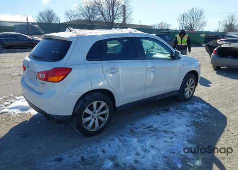 2015 Mitsubishi Outlander Sport Es from USA, damaged, VIN 4A4AR3AW3FE043072